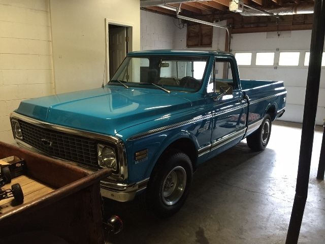 1971 Chevy Truck Cheyenne Short Bed C10 Buckets Big Block 1971 Chevrolet C-10