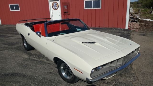 1971 convert, 318, 3spd, orig motor,tranny, buildsheet, orig tag, texas car 1971 Plymouth Barracuda CONVERTIBLE