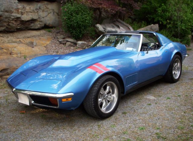 1971 Corvette Coupe Blue 1971 Chevrolet Corvette