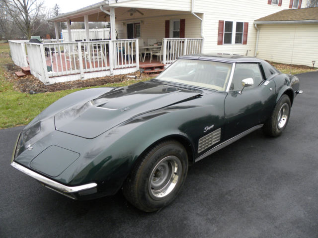 1971 Corvette Coupe Rare color option car 1971 Chevrolet Corvette Base Coupe 2-Door