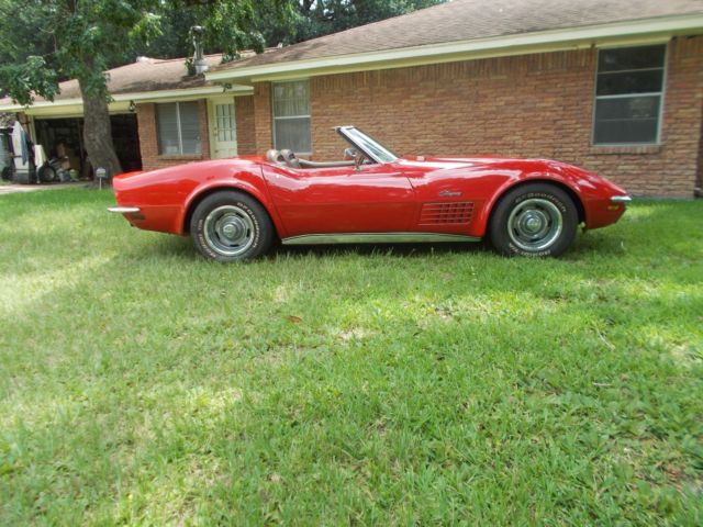 1971 corvette extensive frame on restoration 1971 Chevrolet Corvette leather