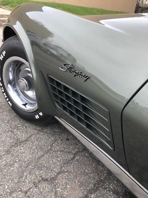 1971 CORVETTE RARE STEEL CITY GRAY DOCUMENTED PROTECTO PLATE 1971 Chevrolet Corvette BLK