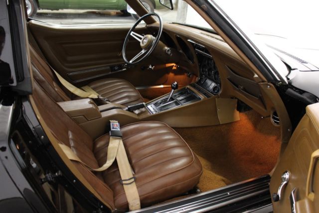 1971 Chevrolet Corvette 350 auto tilt telescope tuxedo black - photo 10