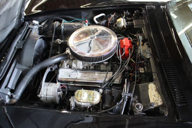 1971 Chevrolet Corvette 350 auto tilt telescope tuxedo black - photo 12