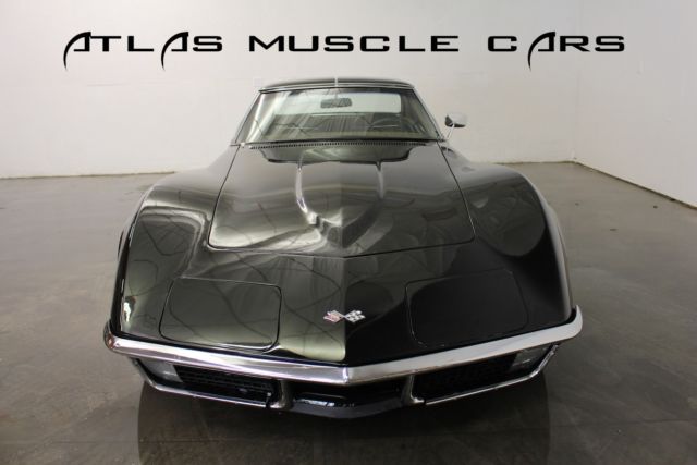 1971 Chevrolet Corvette 350 auto tilt telescope tuxedo black - photo 2