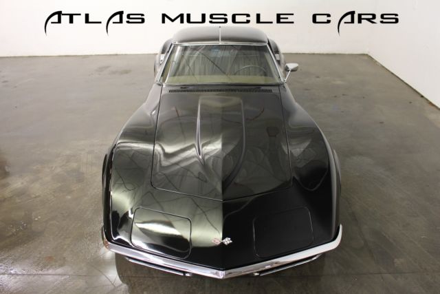 1971 Chevrolet Corvette 350 auto tilt telescope tuxedo black - photo 3
