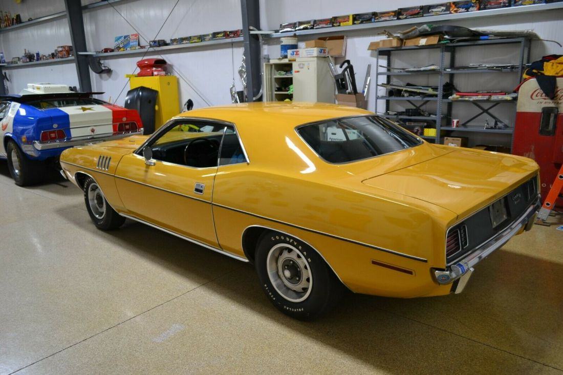 1971 CUDA 340 Auto..Original 50K miles.. RARE EL5 Bahama Yellow .. NICE Surviror 1971 Plymouth Barracuda Cuda