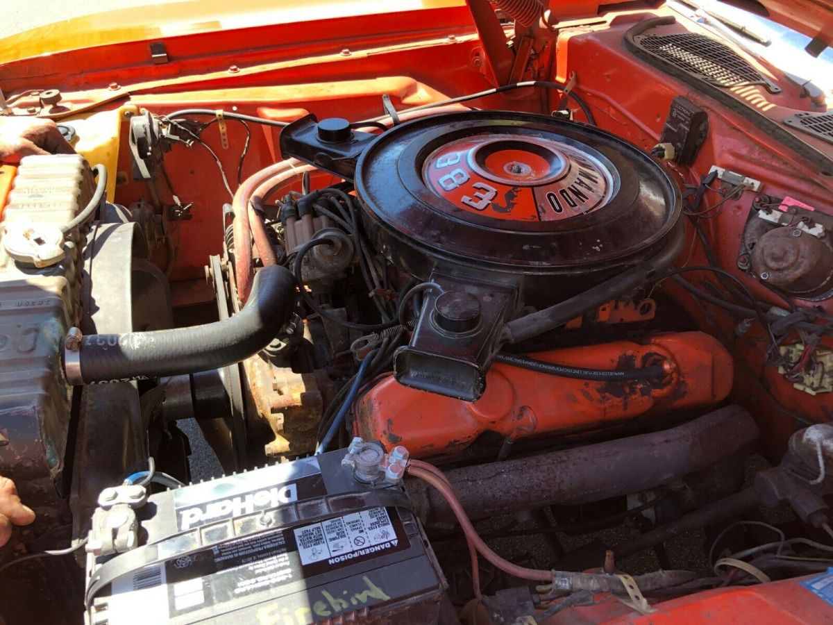 1971 Plymouth Barracuda super rare two tone orange and black interior - photo 12