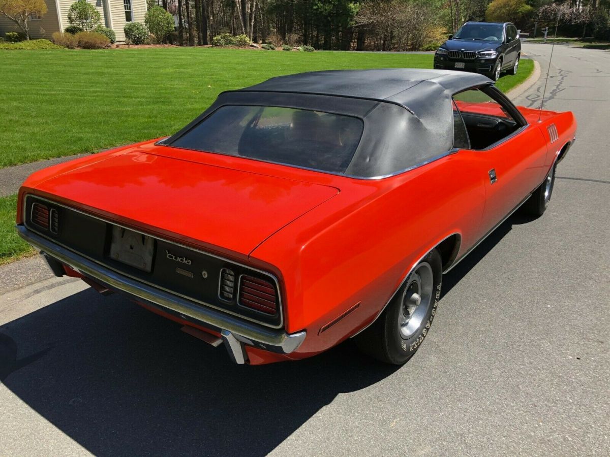 1971 Plymouth Barracuda super rare two tone orange and black interior - photo 5