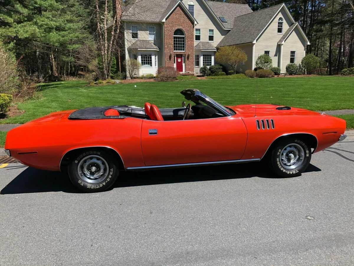 1971 Plymouth Barracuda super rare two tone orange and black interior - photo 6