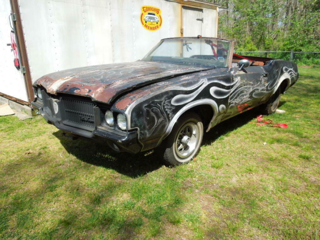 1971 cutlass convertible Project or parts 1971 Oldsmobile Cutlass