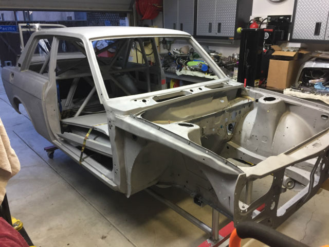 1971 Datsun 510 2 Door sedan SOLID bare body with sheetmetal rollcage 1971 Datsun 510 2 door sedan