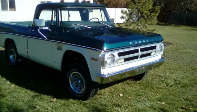 1971 Dodge 4x4 shortbed 1971 Dodge Power Wagon