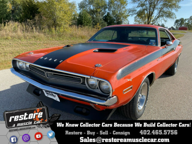 1971 Dodge Challenger , 340ci - Auto, 39k Miles, Orange, Texas Car, GMG