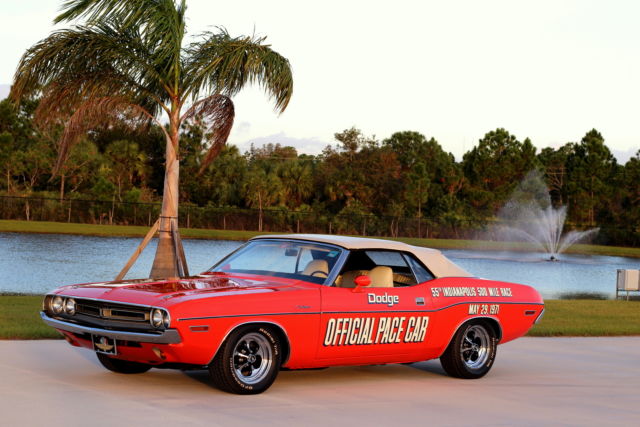 1971 Dodge Challenger Convertible Indianapolis 500 Pace Car 1971 Dodge Challenger