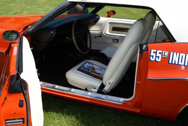 1971 Dodge Challenger Convertible Indy 500 Mile Race Courtesy Collector Car 1971 Dodge Challenger