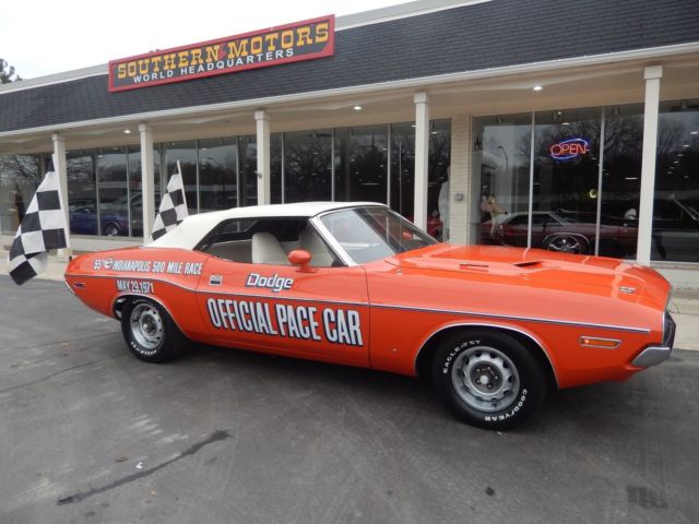 1971 Dodge Challenger Convertible Pace car tribute match#s 340 car 1971 Dodge Challenger