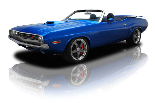 1971 Dodge Challenger R/T 1353 Miles Metallic Blue Convertible 6.1 Liter Hemi V8 1971 Dodge Challenger R/T