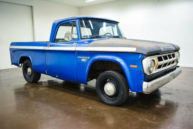 1971 Dodge D100 4882 Miles Blue Patina 318ci V8 904 Automatic 1971 Dodge Other Pickups --