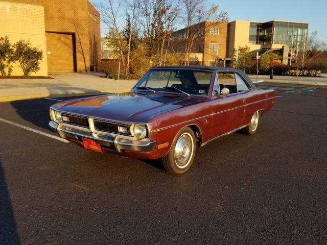 1971 Dodge Dart Swinger survivor Mopar original paint numbers matching A/C 1971 Dodge Dart Swinger