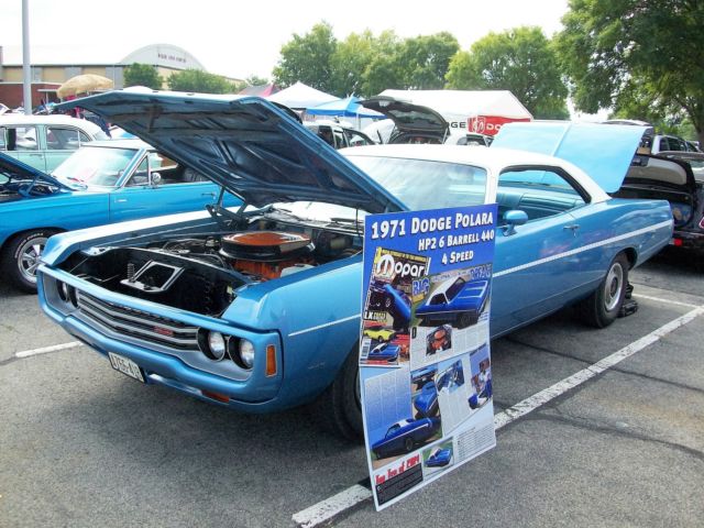 1971 Dodge Polara 440/6 4sp Full Story in: Jan 2014 Mopar Collectors Guide! 1971 Dodge Polara HP2 440 6 Pack 4 Speed Sure Grip