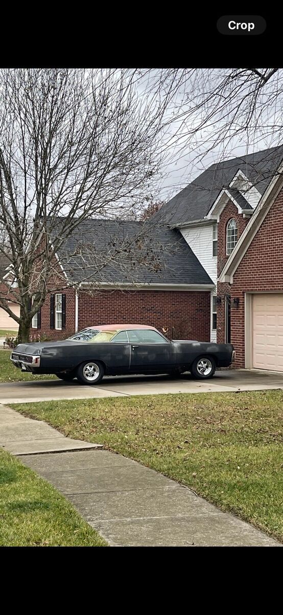 1971 Dodge Polara Black RWD Automatic 1971 Dodge Polara