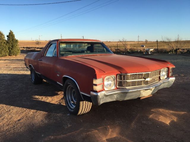 1971 El Camino 350 V8 Barn Find Chevelle El Camino 12 Bolt Posi/Front Disk Brake 1971 Chevrolet Chevelle