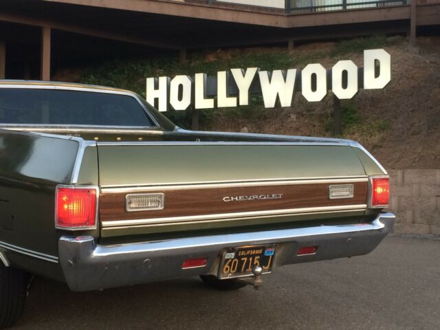 1971 El camino, black plate California survivor, 2 owner, cold A/C 1971 Chevrolet El Camino Custom