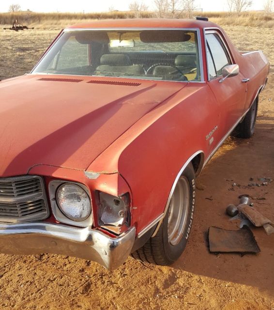 1971 el camino no reserve original 12 bolt posi V8 350 front disk/ A/C car 1971 Chevrolet Chevelle