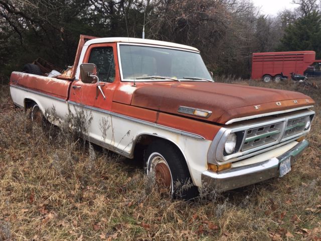 1971 F-100 Pickup Truck Sport Custom 1971 Ford F-100