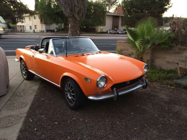 1971 Fiat 124 Spider 1608 1971 Fiat 124 Spider Sport