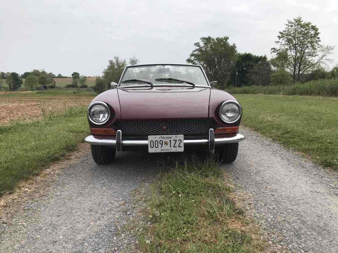 1971 Fiat 124 Spider 1800 Convertible Red RWD Manual 1971 Fiat 124 Spider 1800