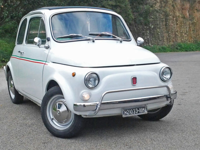 1971 Fiat 500 110F Luxury White Engine 650cc 1971 Fiat 500
