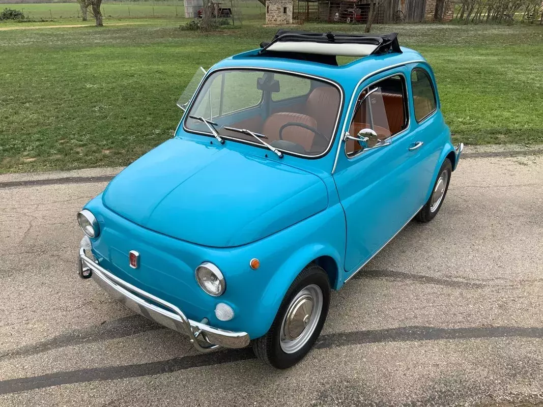 1971 Fiat 500L 21164 Miles Baby Blue Coupe 479cc 4-Speed 1971 Fiat 500L