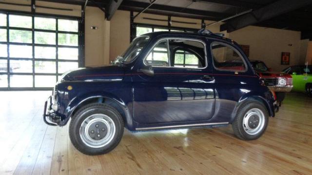 1971 Fiat 500L LEATHER / SOFT TOP 436 Miles Blue Coue 2 CYLINDER Manual 1971 Fiat 500L LEATHER / SOFT TOP