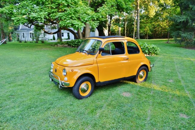 1971 Fiat 500L w/ only 19,000 original miles. Delivery Available 1971 Fiat 500 L