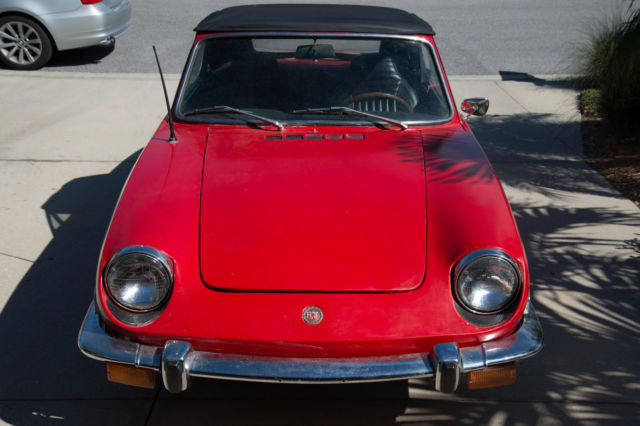 1971 Fiat 850 spider, sports car, convertible, roadster, restoration project 1971 Fiat 850 Sport Spider
