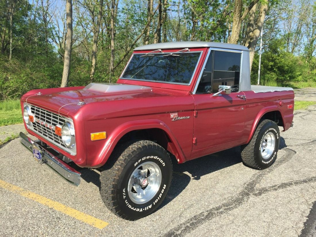 1971 FORD BRONCO FRAME OFF RESTORED 302 V8 5.0 HALF CAB TRUCK SUV SPORT 4x4 3SPD 1971 Ford Bronco