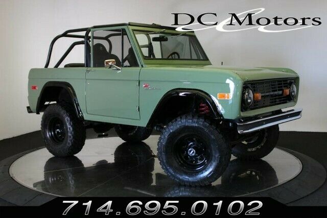 1971 Ford Bronco Restored & Upgraded Boxwood Green w/ 4 Spd Trans 1971 Ford Bronco