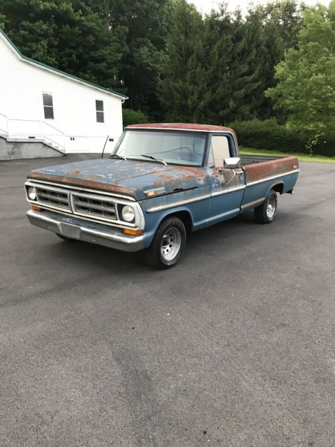 1971 Ford F-100 360 V8 AC Power Steering Very Solid Runs & Drives Great Original 1971 Ford F-100