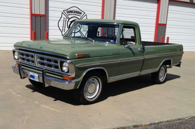 1971 FORD F-100 TRUCK SPORT CUSTOM STYLESIDE 1971 Ford F-100