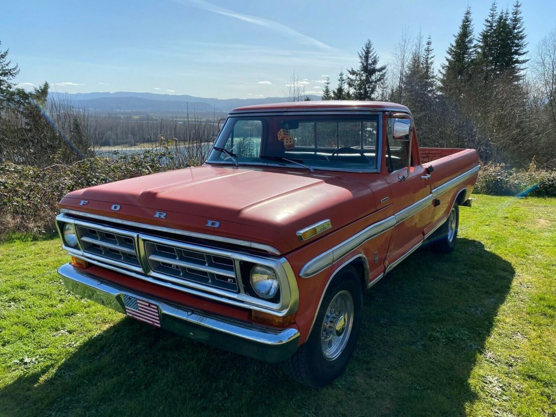 1971 Ford F-250 Ranger XLT Camper Special 390 V-8 AC Truck 1971 Ford F-250 Ranger XLT