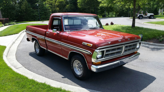 1971 FORD F100 PICK UP RESTORED V8 CLEAN LOW MILES 1 OWNER GARAGED AUTO NO FLAWS 1971 Ford F-100