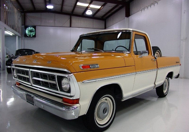 1971 FORD F100 STYLESIDE CUSTOM PICKUP ORIGINAL LOW MILES 1971 Ford F-100