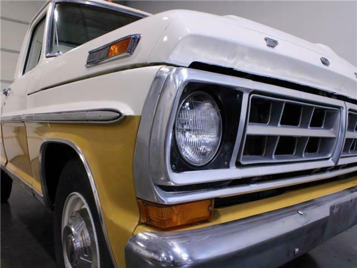 1971 Ford F250 390 V8 Manual Pickup Yellow 1971 Ford F-250