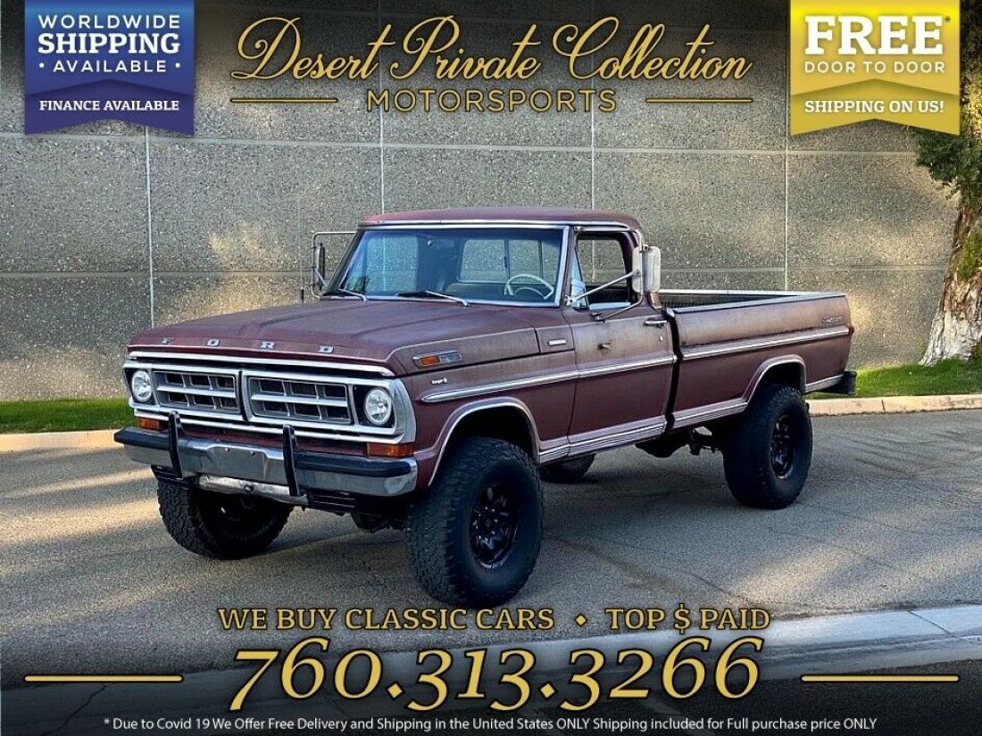 1971 Ford F250 4X4 for sale! 1971 Ford Other Pickups Ranger - Big Block High Boy