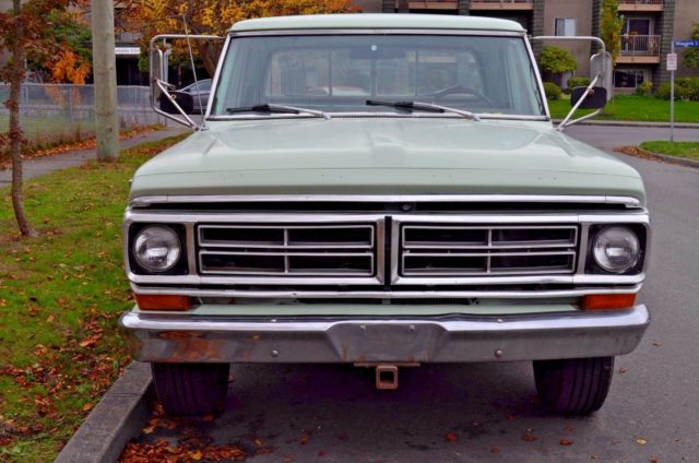 1971 Ford F250 Camper Special 360 v8 Great Classic project 1971 Ford F-250 Camper Special V8