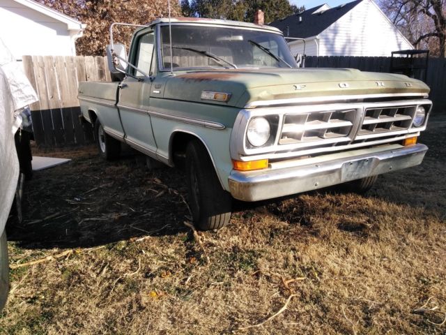 1971 Ford F250 Camper Special. Original Paint. 360ci/ 4 speed. Runs 1971 Ford F-250 Camper Special