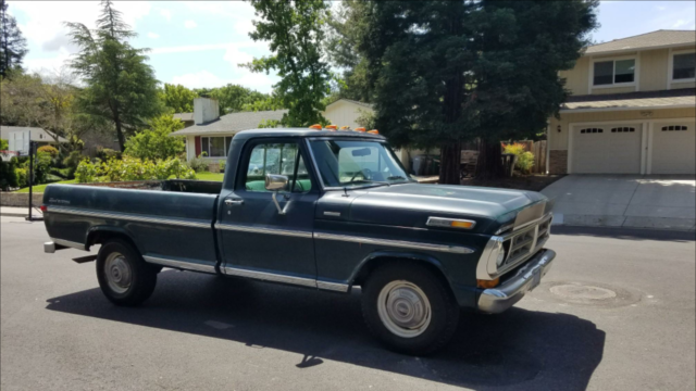 1971 FORD F250 CUSTOM 360 V8 RUNS GOOD AUTOMATIC 1971 Ford F-250 SPORT CUSTOM GRANDPA'S ORIGINAL CALIFORNIA TRUCK