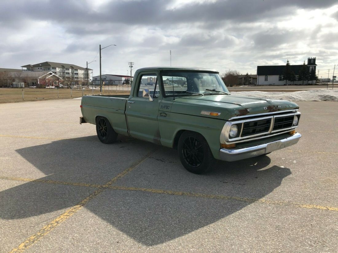 1971 Ford F-250 CUSTOM TRUCK/V8/SHORT BOX/BODY SWAP/CUSTOM BUILT - photo 3